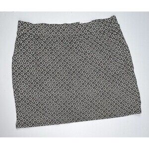 NWT Croft & Barrow Easy Knit Skort XL Floral Pull-on Mid-Rise Pockets OEKO-TEX